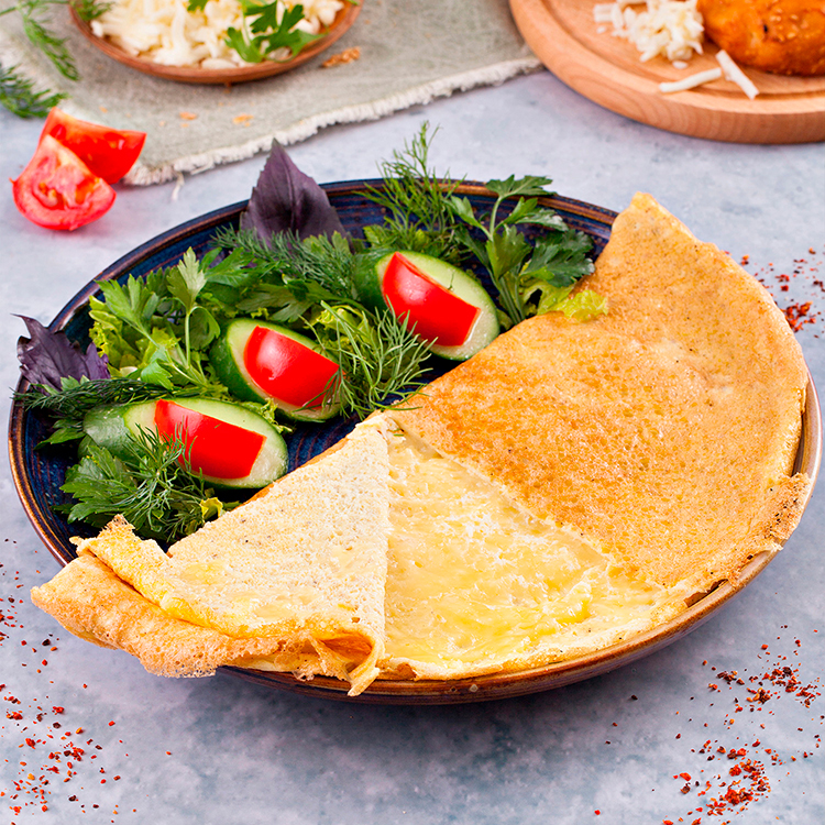 Kaşar pendirli omlet